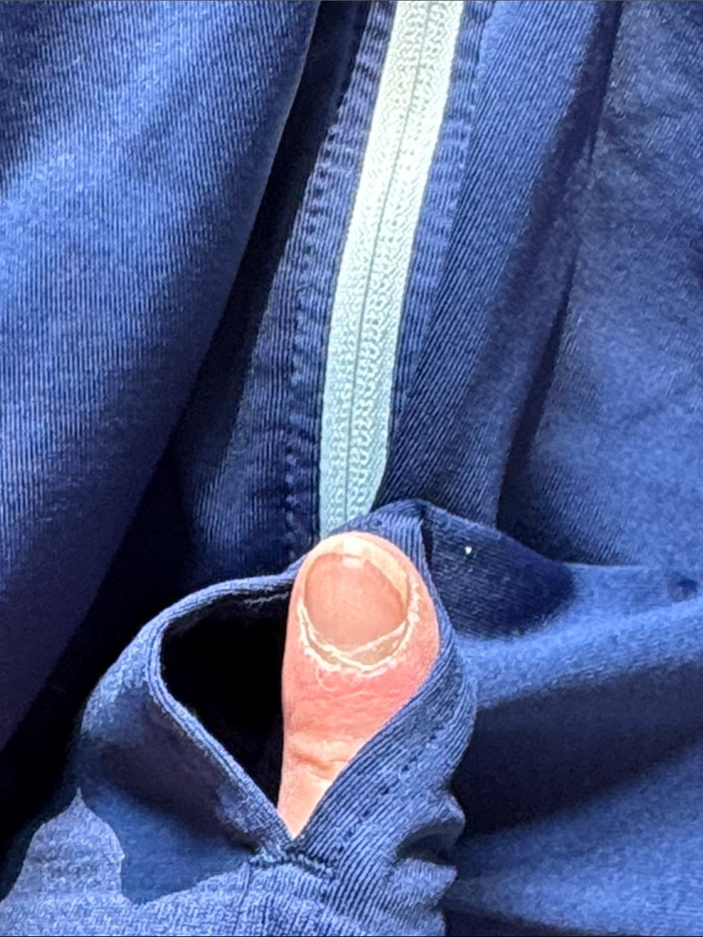 Fabletics Navy Zip-Front Long Sleeve Active Jacket - Picture 5 of 5